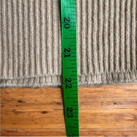 JOIE Beige / Cream / Tan Knit Sweater - Size Medium - 3/4 Sleeves - Picture 8 of 12